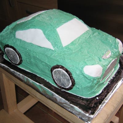 Handcrafted Cakes - Aston Martin Birthday Cake (2005)