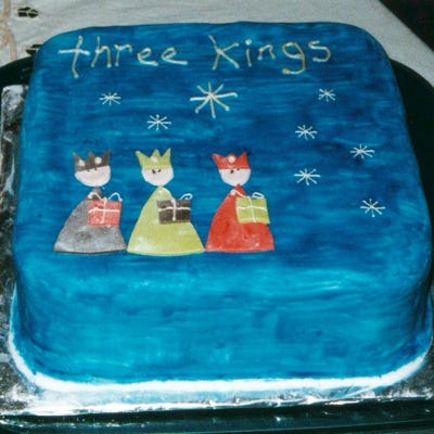 Handcrafted Cakes - Three Kings Christmas Cake (2001)