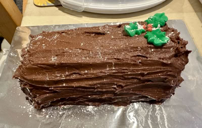 Christmas Hocoloate Log 2025