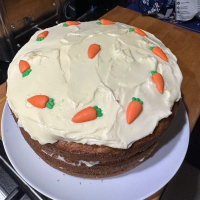 Handcrafted Cakes - Carrot Birthday Cake (2023)